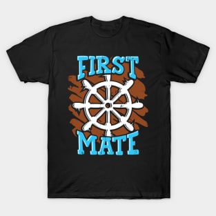 Boating Boat First Mate Gift T-Shirt